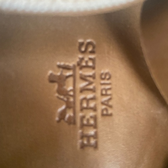 Hermes man strap sandals with 2 dust bags - vintage - new, never worn main image 6